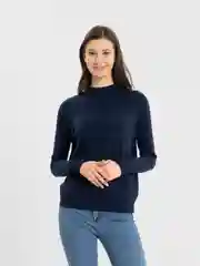 Индиго qp STORE/Водолазка 46-52 размер/Водолазка с коротким горлом/Водолазка/Водолазка базовая
