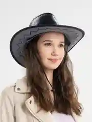 Черный шляпа "Ковбой"
