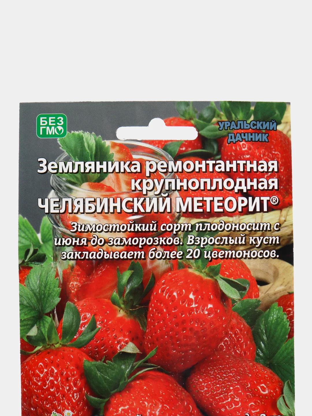 Земляника ремонтантная крупноплодная Челябинский метеорит (семена), 10 штук