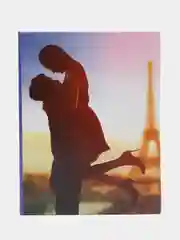 Сиреневый фотоальбом 100 фото, 10х15, "Путешествие", твёрдая обложка