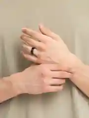 Серебряный кольцо классическое стальное, унисекс
