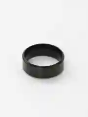 Серебряный кольцо классическое стальное, унисекс