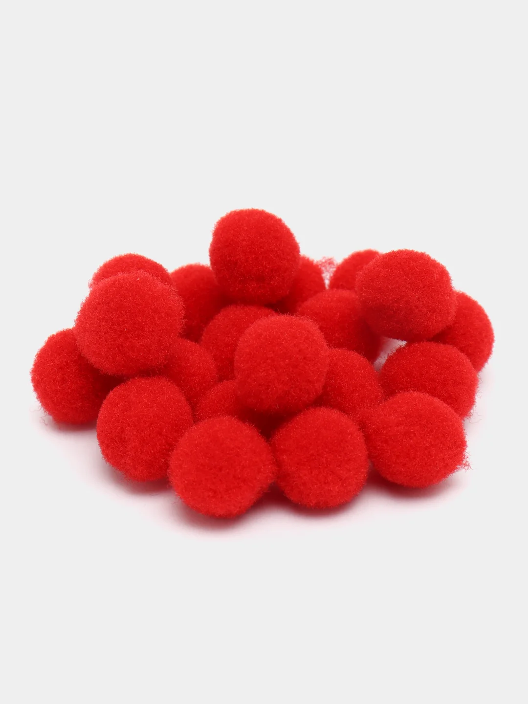 Красный помпоны Premium 1 см (20 шт)