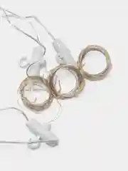 Белый гирлянда-штора занавес 3х3 м LED с пультом и крючками для подвешивания