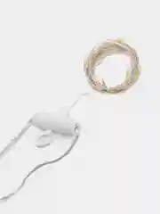 Белый гирлянда-штора занавес 3х3 м LED с пультом и крючками для подвешивания