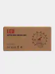 Белый гирлянда-штора занавес 3х3 м LED с пультом и крючками для подвешивания