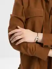 Фиолетовый браслет с подвеской