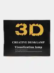 Угольный светильник-ночник 3D, светодиодный, с пультом, цветной, RGB