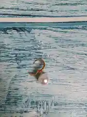 Бордовый серьги