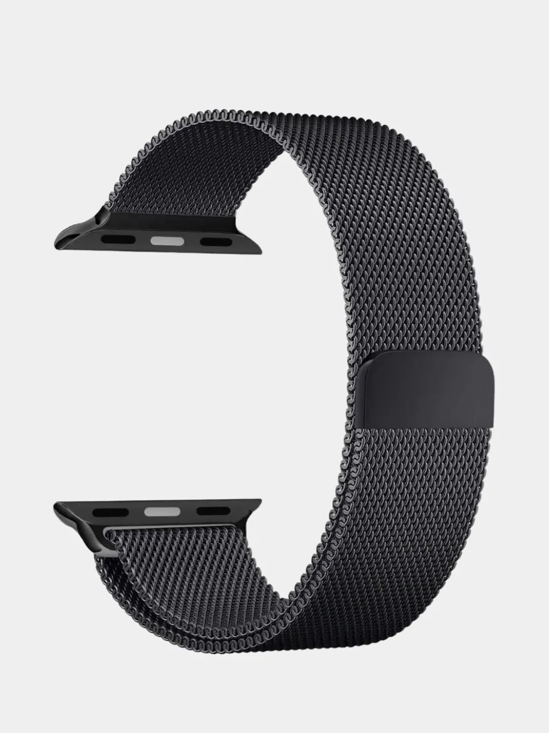 Черный ремешок для Apple Watch, миланская петля