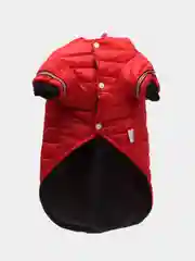 Красный куртка с капюшоном для маленьких пород собак и кошек