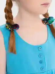 Молочный набор резинок для волос, с пайетками