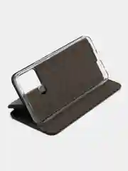 Черный чехол-книжка Infinix Smart 6 Plus X6823C (Инфиникс Смарт 6 Плюс)