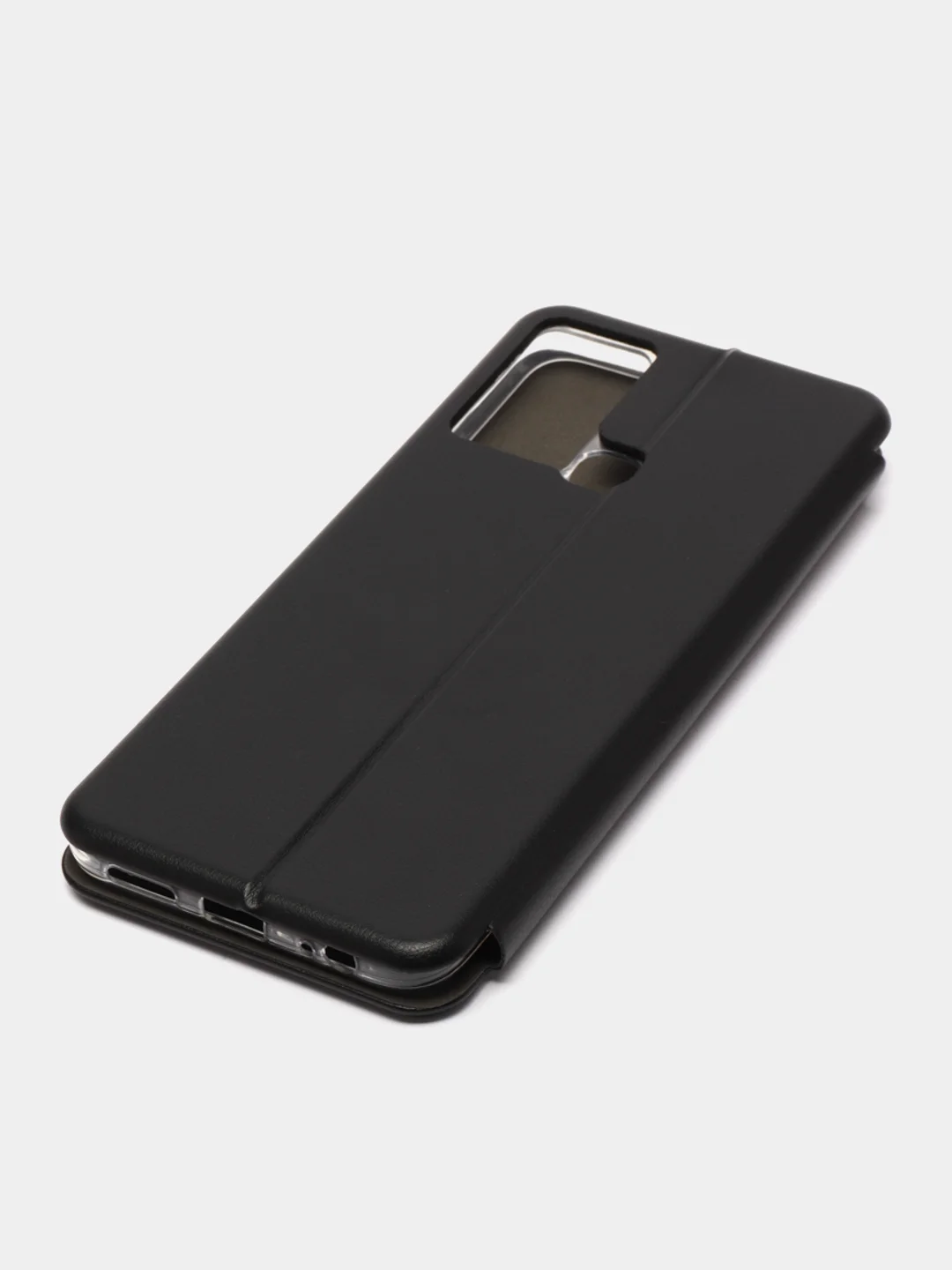 Черный чехол-книжка Infinix Smart 6 Plus X6823C (Инфиникс Смарт 6 Плюс)