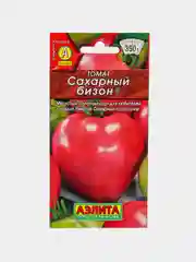Семена Томат "Сахарный бизон" крупноплодный салатный сладкий для теплиц и открытого грунта