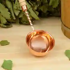 Ковш медный, 0,2 л, с ручкой