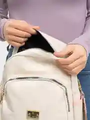 Пудровый рюкзак женский, 2 цвета