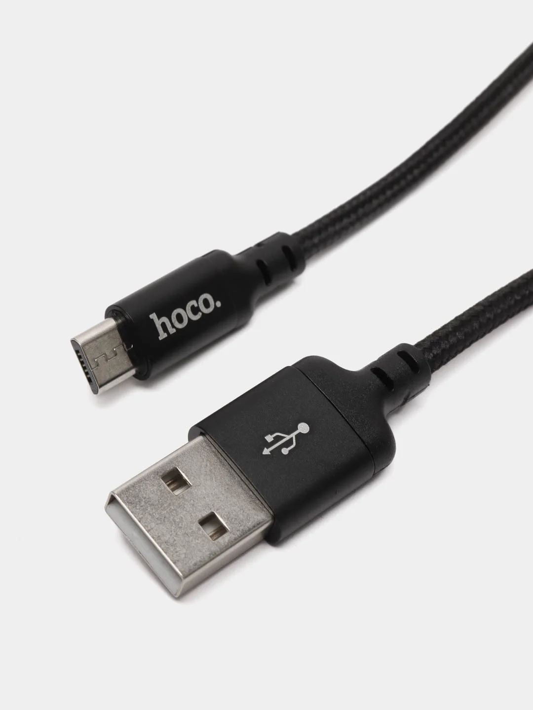 Красный кабель зарядный для телефона HOCO X14 для MicroUSB