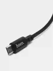 Красный кабель зарядный для телефона HOCO X14 для MicroUSB