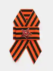 Брошь "Георгиевская лента"