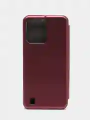 Багровый чехол-книжка для Realme C31 (Реалми С31)