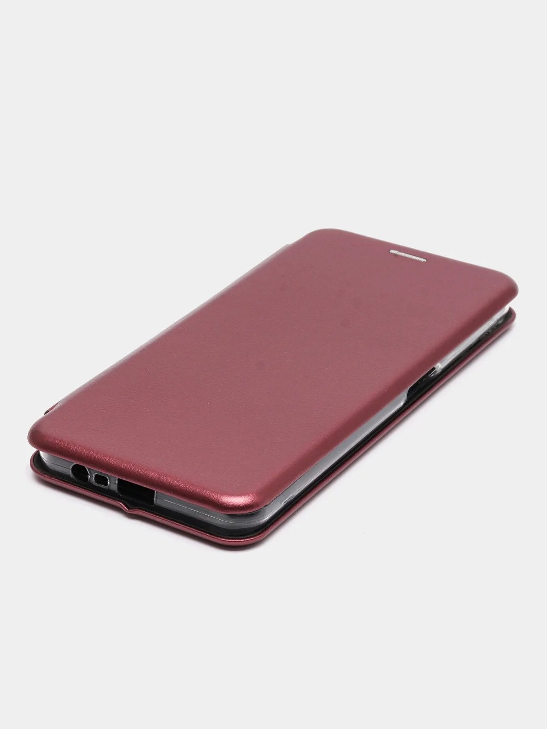 Багровый чехол-книжка для Realme C31 (Реалми С31)