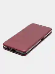Багровый чехол-книжка для Realme C31 (Реалми С31)
