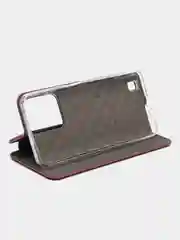 Багровый чехол-книжка для Realme C31 (Реалми С31)