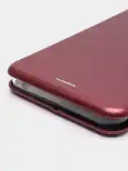 Багровый чехол-книжка для Realme C31 (Реалми С31)