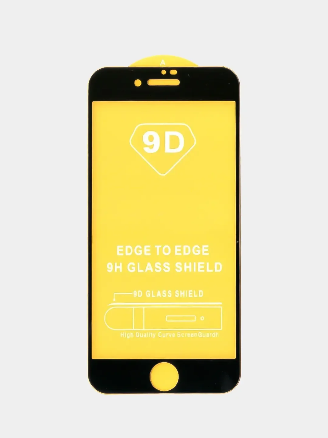Белый защитное стекло 9D для Apple iPhone 7 / 8 / SE 2020