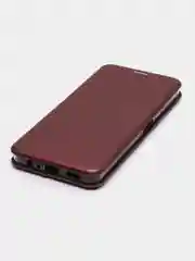Багровый чехол-книжка Realme C30/ C30S / Realme 50i PRIME (Реалми С30/ С30С / 50И Прайм)