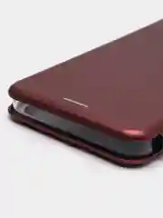 Багровый чехол-книжка Realme C30/ C30S / Realme 50i PRIME (Реалми С30/ С30С / 50И Прайм)