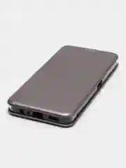 Серебряный чехол-книжка Realme C30/ C30S / Realme 50i PRIME (Реалми С30/ С30С / 50И Прайм)