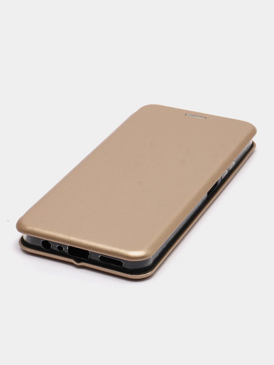 Золотой чехол-книжка Realme C30/ C30S / Realme 50i PRIME (Реалми С30/ С30С / 50И Прайм)