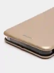 Золотой чехол-книжка Realme C30/ C30S / Realme 50i PRIME (Реалми С30/ С30С / 50И Прайм)