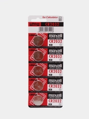 Батарейка Maxell CR2032 литиевая 3V