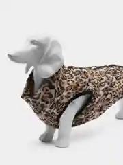 Коричневый жилет утепленный с креплением для поводка, для собак и кошек