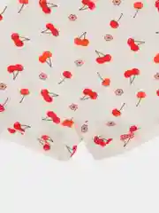 Вишнёвый комплект детского белья: трусики, майка