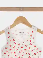 Вишнёвый комплект детского белья: трусики, майка