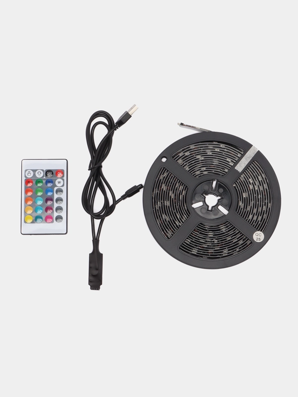 Светодиодная лента RGB, SMD 5050, IP65, 5 метров