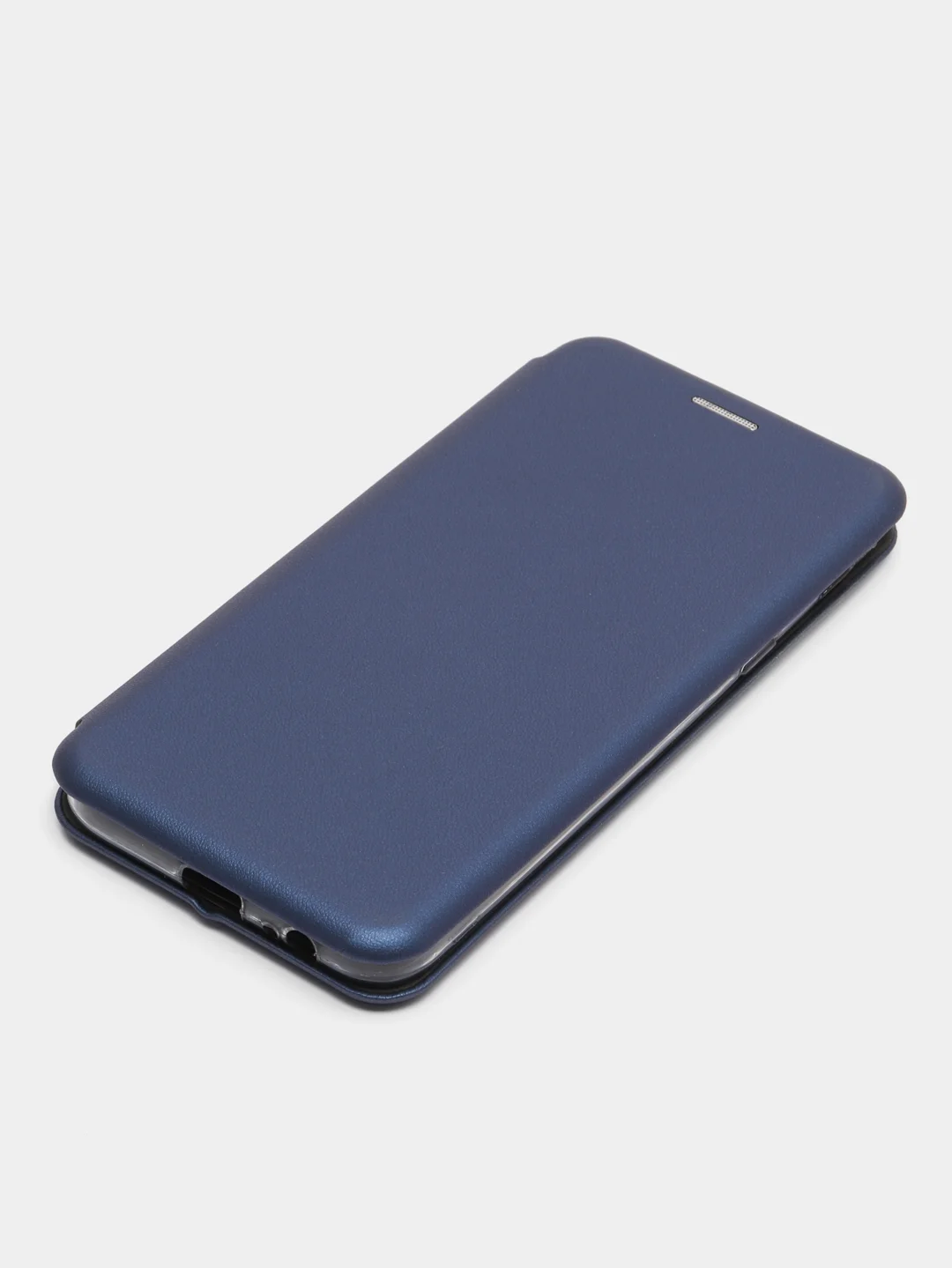 Серебряный чехол-книжка Samsung Galaxy A6 2018, Самсунг Галакси А6 2018