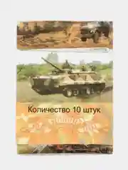 Иглы швейные, широкое ушко, 5 упаковок по 10 штук