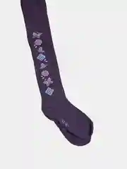 Шоколадный колготки детские для девочки мягкие хлопок