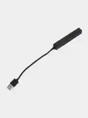 Черный разветвитель USB хаб с TYPE-C на 4 USB-порта, 0,2 метра