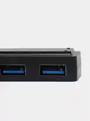 Черный разветвитель USB хаб с TYPE-C на 4 USB-порта, 0,2 метра