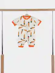 Оранжевый комбинезон для новорожденных