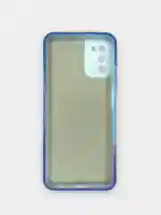 Багровый чехол Samsung Galaxy A03s (Самсунг Галакси А03с), силиконовый