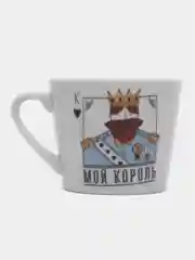 Кружка с ложкой "Мой король", 180 мл
