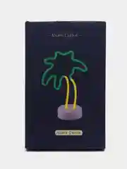 Ночник "Пальма" LED (зеленый,желтый) USB белый 8х19х28,5 см
