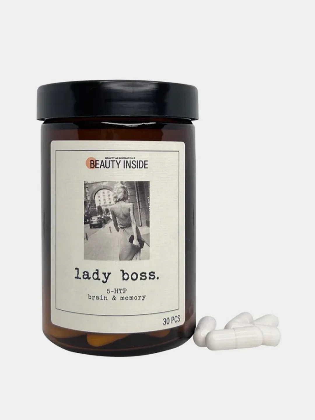 БАД lady boss. Капсулированный 5-гидрокситриптофан , Beauty Inside, 30 капсул